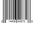 Barcode Image for UPC code 214406408708