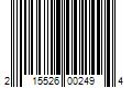 Barcode Image for UPC code 215526002494