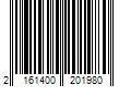 Barcode Image for UPC code 2161400201980