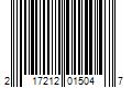 Barcode Image for UPC code 217212015047