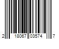 Barcode Image for UPC code 218067035747