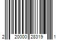 Barcode Image for UPC code 220000283191