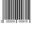 Barcode Image for UPC code 2202000000815