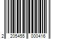 Barcode Image for UPC code 2205455000416