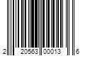 Barcode Image for UPC code 220563000136