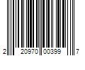 Barcode Image for UPC code 220970003997