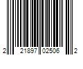 Barcode Image for UPC code 221897025062