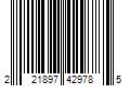 Barcode Image for UPC code 221897429785