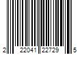 Barcode Image for UPC code 222041227295