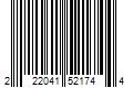 Barcode Image for UPC code 222041521744