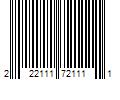 Barcode Image for UPC code 222111721111