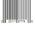 Barcode Image for UPC code 222111877788