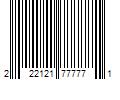 Barcode Image for UPC code 222121777771