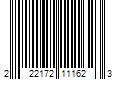 Barcode Image for UPC code 222172111623