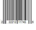 Barcode Image for UPC code 222212117486