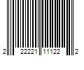 Barcode Image for UPC code 222221111222