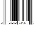 Barcode Image for UPC code 222222034377