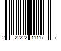 Barcode Image for UPC code 222222111177