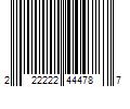 Barcode Image for UPC code 222222444787