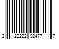 Barcode Image for UPC code 222222924777