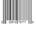 Barcode Image for UPC code 222512787778