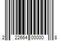 Barcode Image for UPC code 222664000008