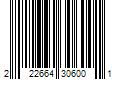 Barcode Image for UPC code 222664306001