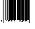 Barcode Image for UPC code 2227212194725