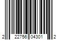 Barcode Image for UPC code 222756043012