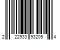 Barcode Image for UPC code 222933932054