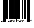 Barcode Image for UPC code 222967025340