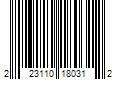 Barcode Image for UPC code 223110180312