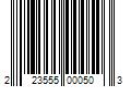 Barcode Image for UPC code 223555000503