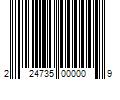 Barcode Image for UPC code 224735000009