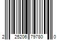 Barcode Image for UPC code 225206797800