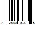 Barcode Image for UPC code 226000357375