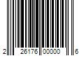 Barcode Image for UPC code 226176000006