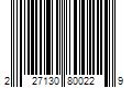 Barcode Image for UPC code 227130800229