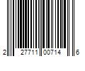 Barcode Image for UPC code 227711007146