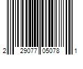 Barcode Image for UPC code 229077050781