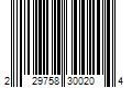 Barcode Image for UPC code 229758300204