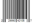 Barcode Image for UPC code 229990421057