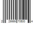 Barcode Image for UPC code 229999705004