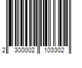 Barcode Image for UPC code 2300002103302