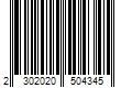 Barcode Image for UPC code 2302020504345