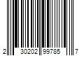 Barcode Image for UPC code 230202997857