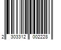 Barcode Image for UPC code 2303312002228