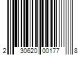 Barcode Image for UPC code 230620001778