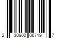 Barcode Image for UPC code 230900067197