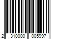 Barcode Image for UPC code 2310000005997